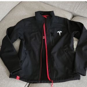 Tesla corp jacket xsmall black/red new with tags